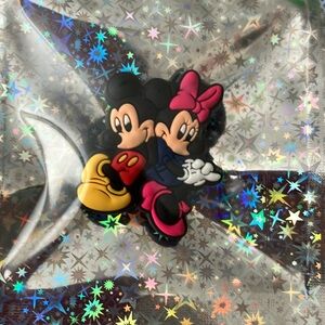 New, Cute Micky & Mini Mouse Charms for crocks or similar shoes.